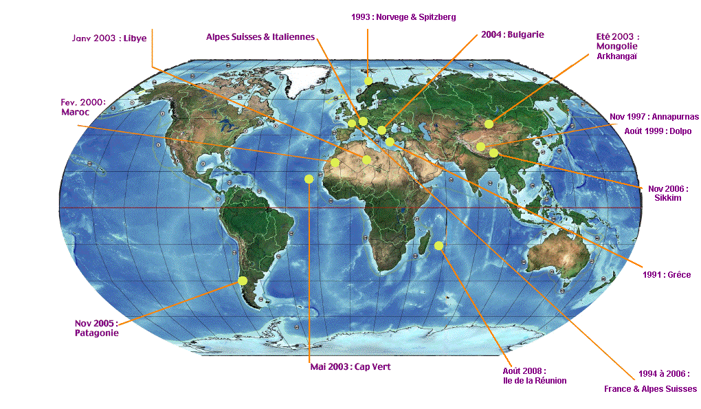 mappemonde en cours d'affichage...